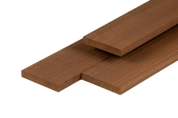 Thermoline thermisch gemodificeerd Ayous plank, geschaafd 1,8 x 6,8 x 245 cm 1