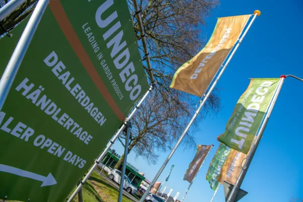 Tuindeco banier, met tunnel (groot) 2