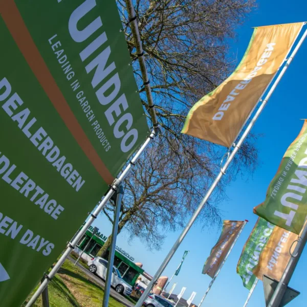 Tuindeco banier, met tunnel (groot) 2