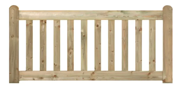 Tuinhek grenen groen geïmpregneerd De Luxe 80 x 180 cm 1