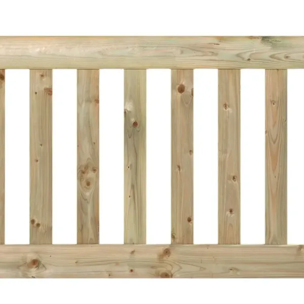 Tuinhek grenen groen geïmpregneerd De Luxe 80 x 180 cm 1