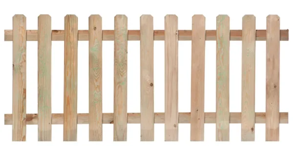 Tuinhek grenen groen geïmpregneerd recht 60 x 180 cm 1
