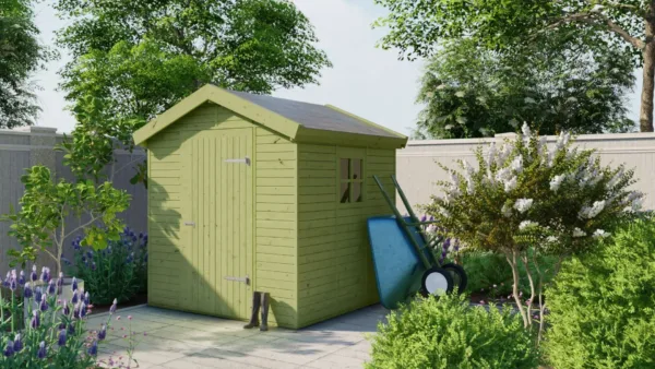 Tuinhuis Boudewijn grenen groen geïmpregneerd 1