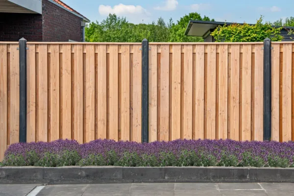 Tuinscherm Douglas geschaafd 21-planks (19 + 2) Zwarte Woud 180 x 180 cm 4