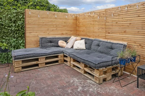 Tuinscherm Douglas geschaafd (Rhombusprofiel) Klagenfurt 180 x 180 cm 3