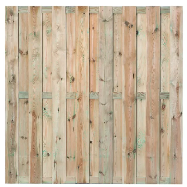 Tuinscherm grenen groen geïmpregneerd, 15-planks Uden 180 x 180 cm 1