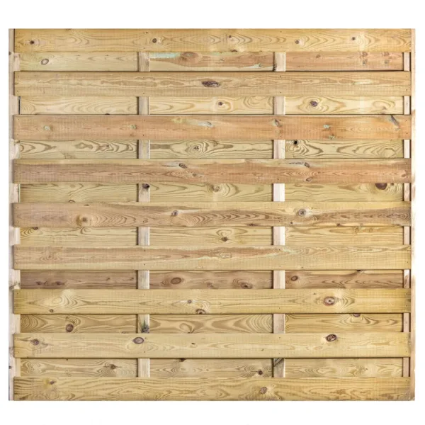 Tuinscherm grenen groen geïmpregneerd, 17-planks Liège 199 x 180 cm 1