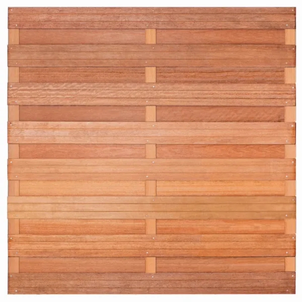 Tuinscherm hardhout kunstmatig gedroogd, 15-planks Bronkhorst 180 x 180 cm 1