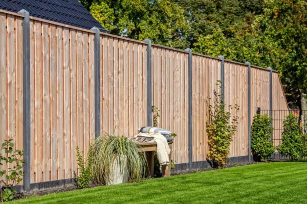 Tuinscherm Red Class Wood 21-planks (19 + 2) Casablanca 180 x 180 cm 2