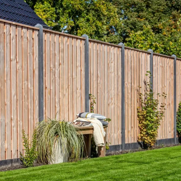 Tuinscherm Red Class Wood 21-planks (19 + 2) Casablanca 180 x 180 cm 2