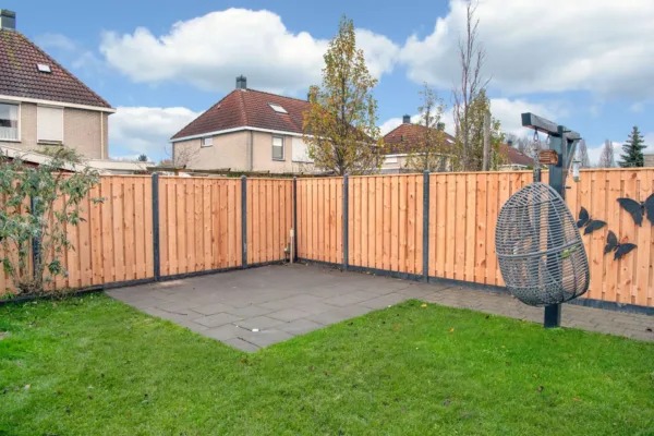 Tuinscherm Red Class Wood 21-planks (19 + 2) Casablanca 180 x 180 cm 4