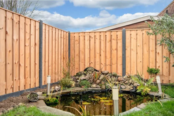 Tuinscherm Red Class Wood 21-planks (19 + 2) Casablanca 180 x 180 cm 5