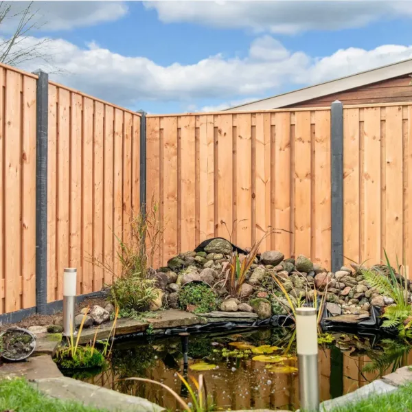 Tuinscherm Red Class Wood 21-planks (19 + 2) Casablanca 180 x 180 cm 5